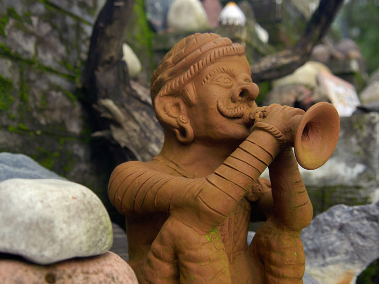 Clay figure at Tsjechokling Monastery in MCleod Ganj IN071052-Clay-figure-at-Tsjechokling-Monastery-in-MCleod-Ganj.jpg