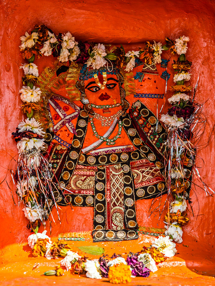 a deity near entrance gate of Gwalior fort IN141537E-a-deity-near-entrance-gate-of-Gwalior-fort.jpg