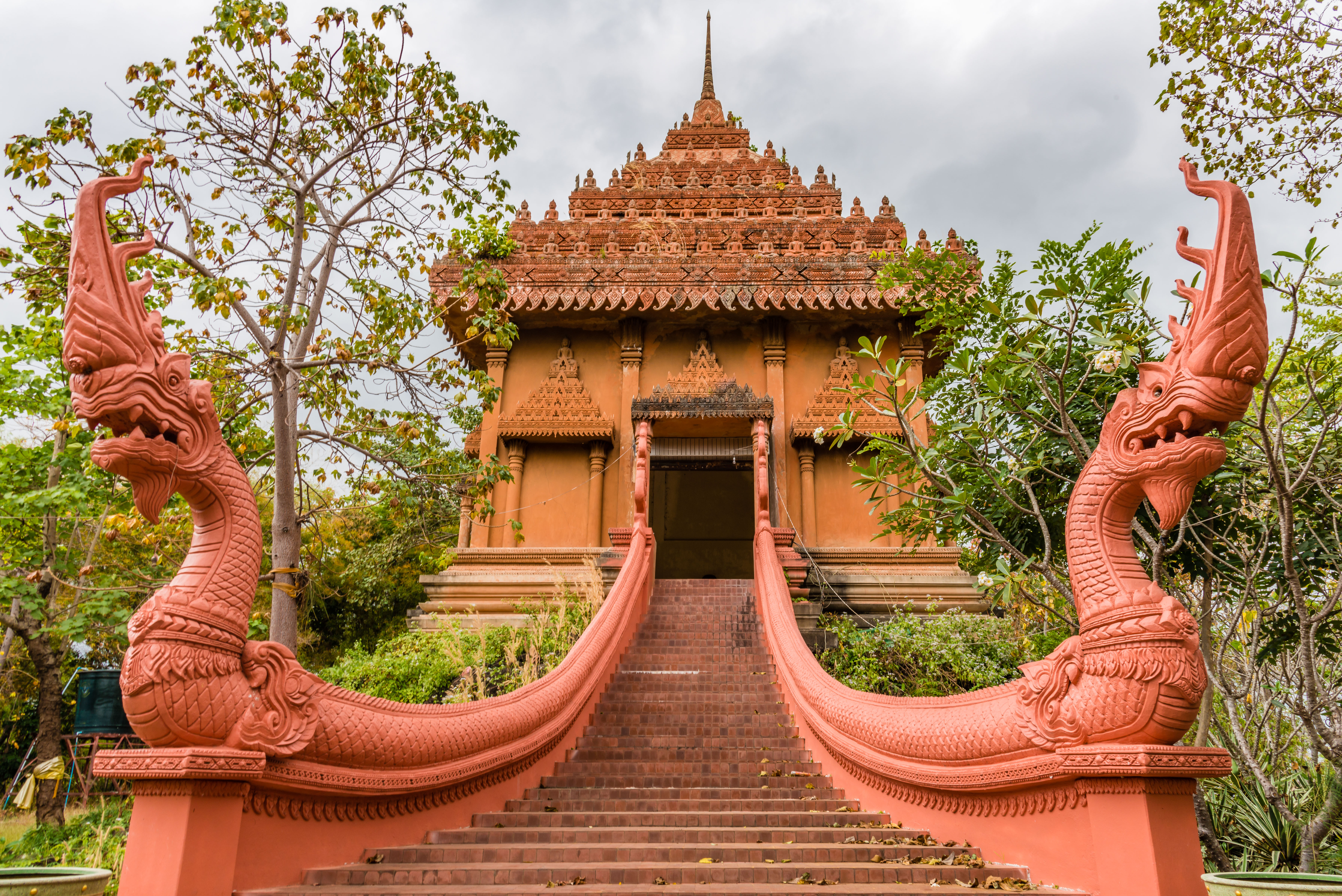 TL162694-Nan-Rong---Wat-Kao-Angkhan,-naga-decorated-stairway.jpg