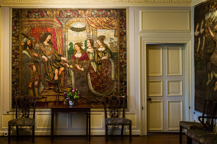 Dunster castle  The famous leather Tapestries GB150182-2-E-Dunster-castle-The-famous-leather-Tapestries.jpg