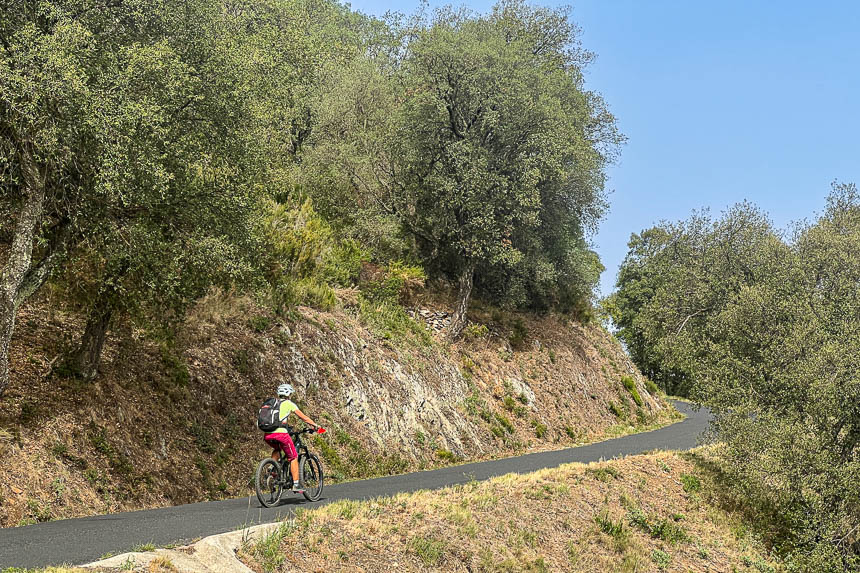 Pyrénées Orientales per mountainbike.